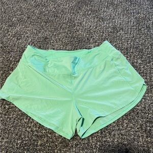 Lululemon Athletica Mint Green Athletic Shorts